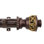 Lattice Steel Adjustable Single Curtain Pole
