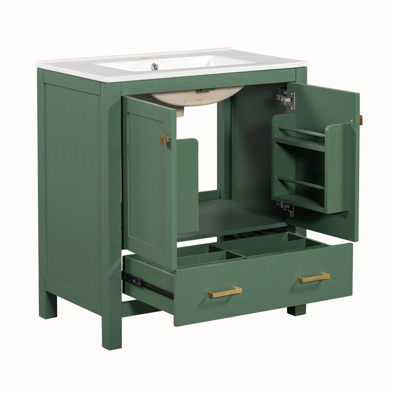 Meuble-lavabo 30 po avec lavabo simple