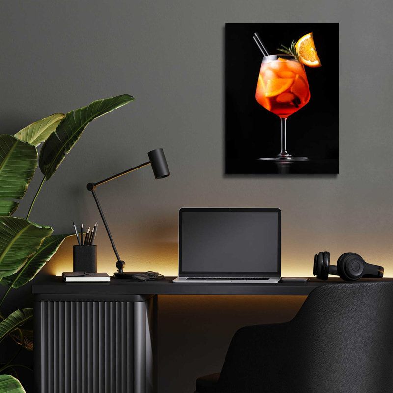 «Spirz» par Epic Portfolio, art mural en verre acrylique, H 16 po x l 12 po x P 0,13 po