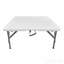 Table pliante carrée 34 po, petite table pliable avec poignée facile à transporter