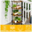 89.8cm H x 30cm W Metal Corner Bookcase