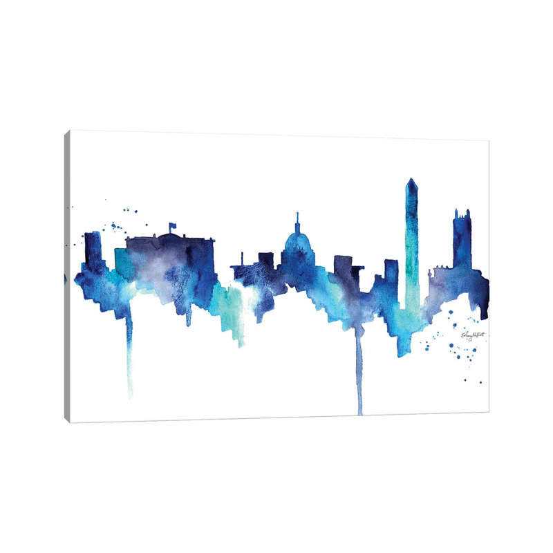 DC Skyline 1 Piece Wrapped Canvas Painting, 45.72cm H x 66.04cm W x 1.91cm D