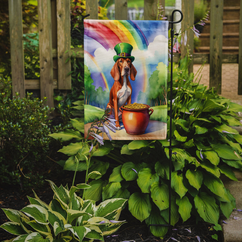 Drapeau de jardin double face en polyester H 15,5 po x l 11,25 po St Patrick's Day