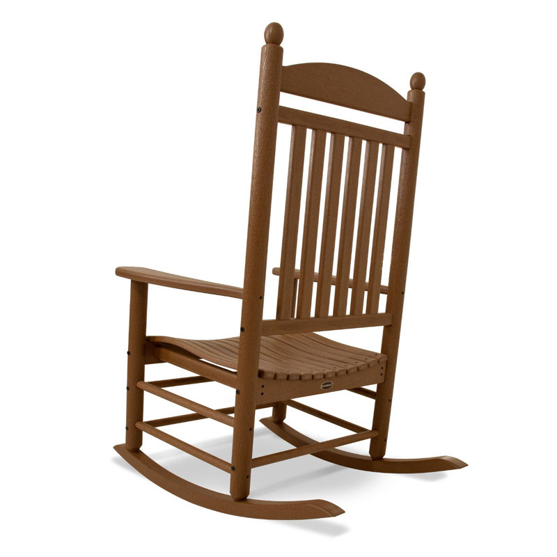 Chaise berçante POLYWOOD, Teck