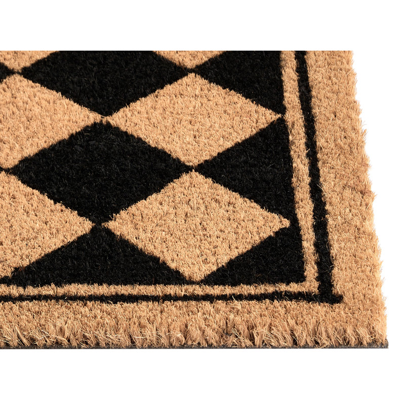 CARDONA Non-Slip Geometric Doormat