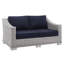 Ensemble de mobilier d'extérieur en rotin 5 pièces Conway Sunbrella-1028437429