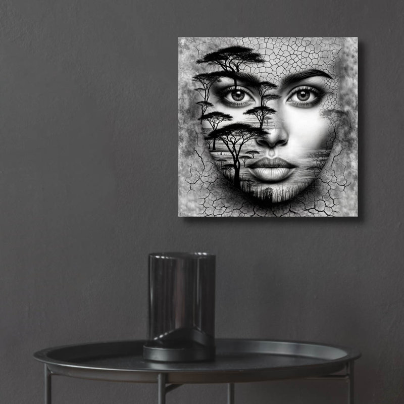 Art mural en verre épique 12 "x 12"