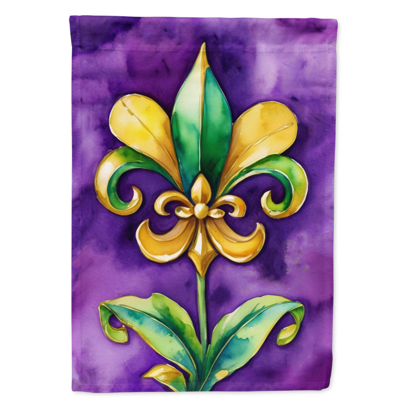 Drapeau de jardin double en polyester H 15,5 po x l 11,25 po
