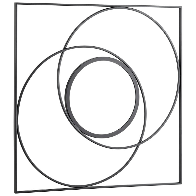 Uberlappen Metal Rectangle Mirror