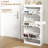 Narrow Entryway Shoe Cabinet with 3 Flip Drawers and Adjustable Shelves for 15 Pairs of Shoes, Space-Saving Storage Organizer-123092059
