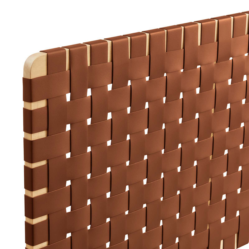 Modway Sparta Solid Wood Headboard, Queen, Brown