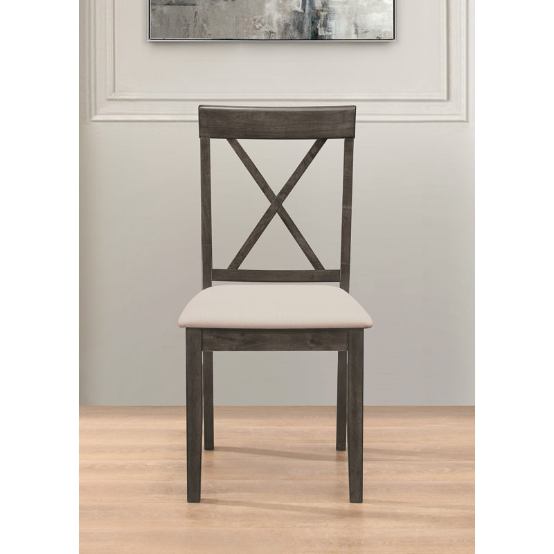 Alyas 16.9'' H Upholstered Side Chair, Taupe
