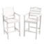 Ensemble de 2 tabourets de bar en PEHD toutes saisons avec chaises Adirondack-959794440