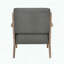 Fauteuil d'appoint capitonné avec finition noyer antique-1583065700