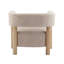 Fauteuil d'appoint rembourré Boucle-1829614273