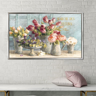" Marche Des Fleurs Blue Gold "