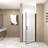 Tempered Glass Pivot Shower Door-127317964