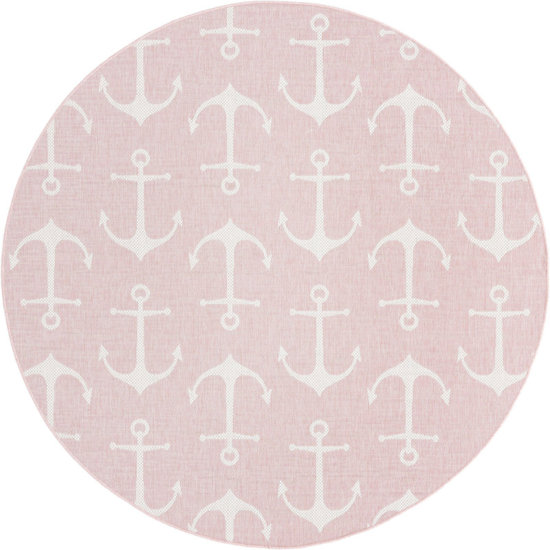 Outdoor Ayton Area Rug Sea Foam Color, Runner 2'7" x 12'