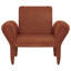 Fauteuil d'appoint rembourré en tissu