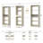 Large Wood Closet Organizer Starter Kit For Hanging Clothes-294765460