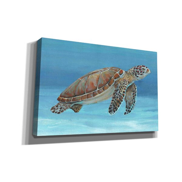 Bayou Breeze Ocean Sea Turtle I On Canvas by Timothy O' Toole Painting ...