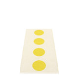 Vera Polka Dots Area Rug in Yellow/White
