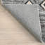 Tapis gris en polyester tissé à la machine Marylene-91894829