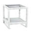 Pine Isle Glass End Table-983768086