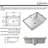 KARAMAG 20 inches Ceramic Undermount Bathroom Sink Rectangular Design For Modern Bathroom Overflow White 