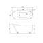 1680mm x 168mm Soaking Acrylic Bathtub