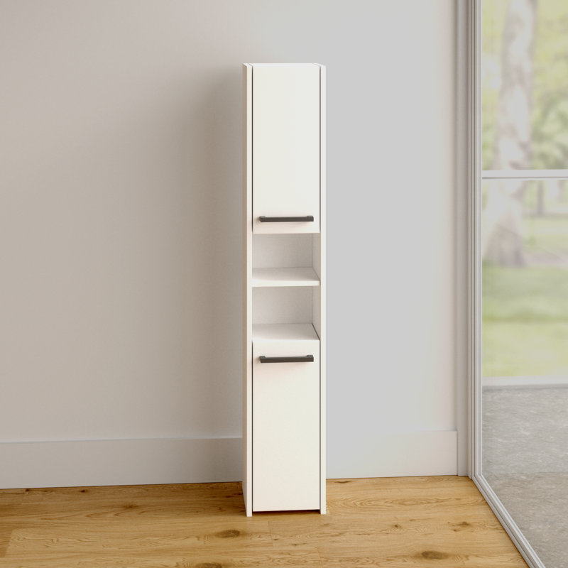Delancey Linen Cabinet, White