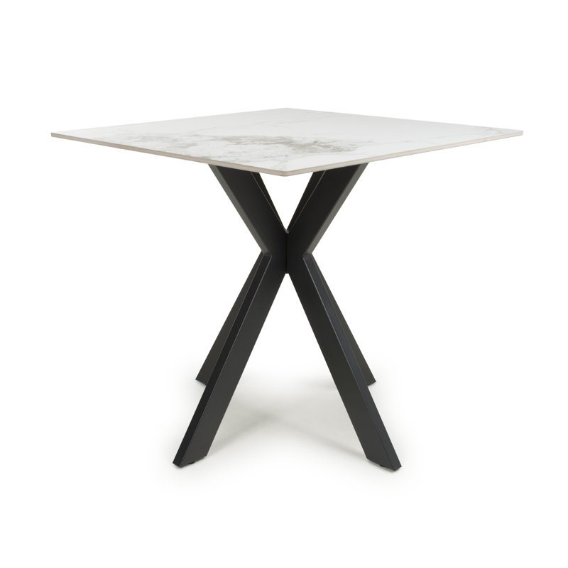 Tokyo Small 80cm Ceramic Dining Table, White