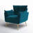 Toulouse Tufted Back Upholstered Armchair-1638380382
