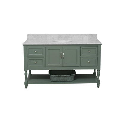 Hampton 60'' Single Bathroom Vanity with Top