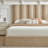 Braya 51.6" High Headboard Hydraulic Lift Up Storage Upholstered Platform Bed,Beige,Queen-1967869396-1967869227