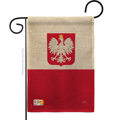 Double Sided 18.5'' H x 13'' W Burlap Garden Flag