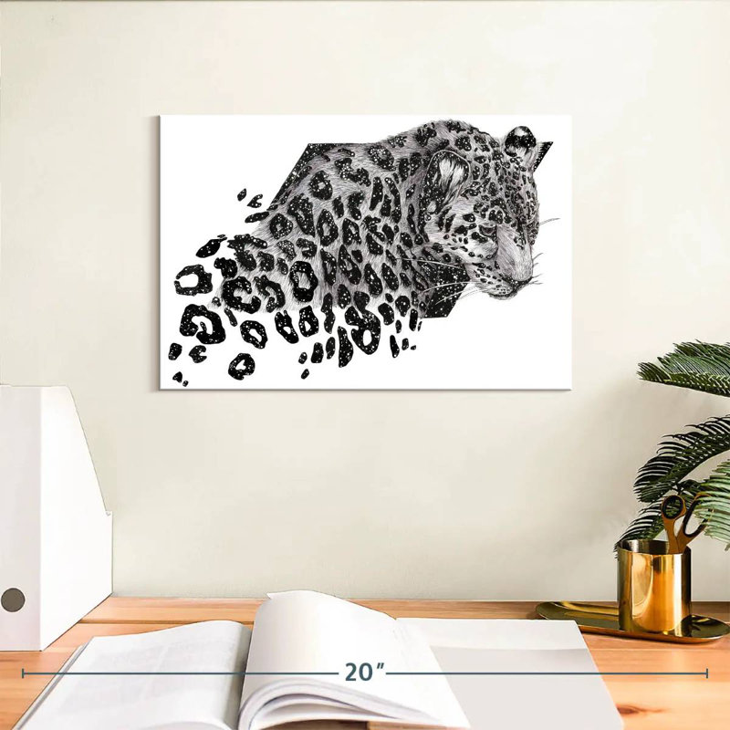 Brampt Cosmic Leopard, 8" H x 12" W