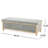 Hidden Storage Gray - Keeps Your Room Tidy With Timeless Rustic Design And Function