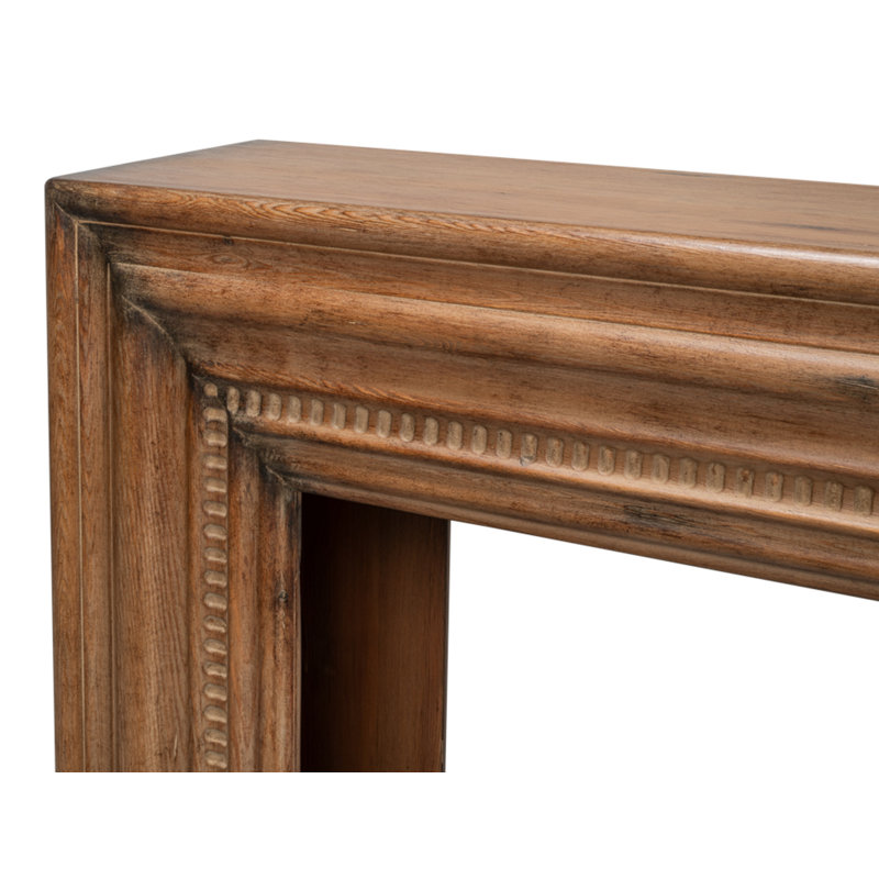 Mantel 72'' W Console Table, Brown