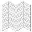 12" x 12" Marble Herringbone Mosaic Wall & Floor Tile