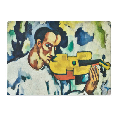 Deaf Music by Amadeo De Souza-Cardoso Chopping Board