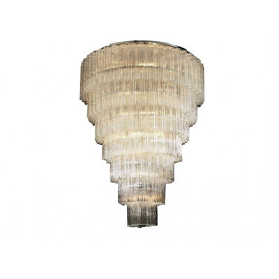 Lustre tubulaire léger sur mesure Venini