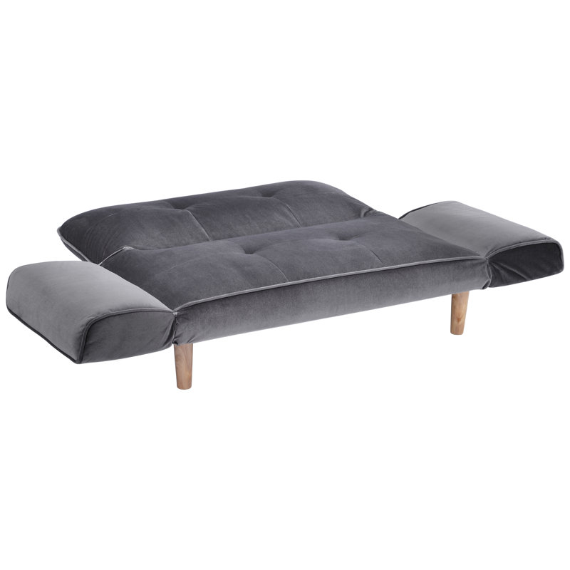 Mazelina 2 Seater Loveseat, Grey, Velvet