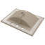 Plateau de meuble-lavabo en céramique blanc 24 po x 18 po - Teinture, trop-plein, 3 trous de robinet, espace généreux-1732479896