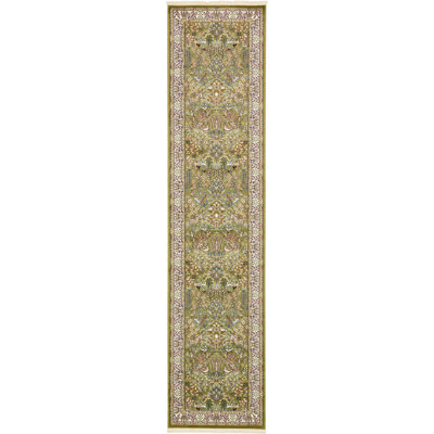 Tapis vert / ivoire Jackson