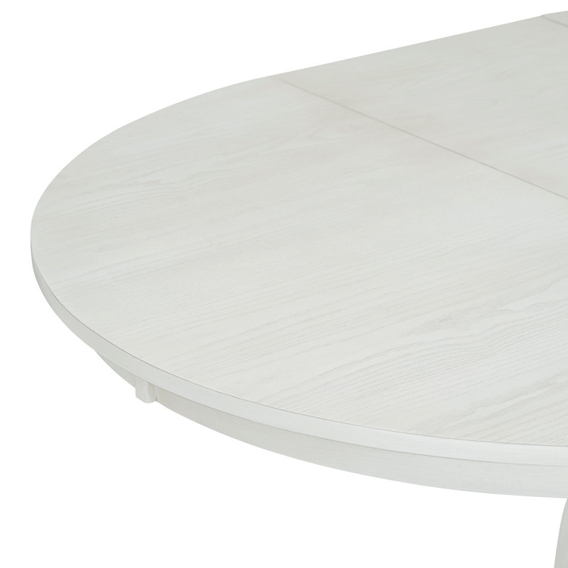 Ensemble de salle à manger fonctionnel, 1 table extensible avec une rallonge de 16 pouces et 4 chaises rembourrées