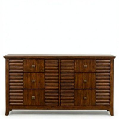 6 tiroirs 60 po Quinn Commode noyer