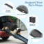 Rampe portable pour animaux de compagnie PETMAKER - Rampe antidérapante de 152 cm pour chien permettant d'accéder à une voiture, un camion, un VUS ou une maison (noire)