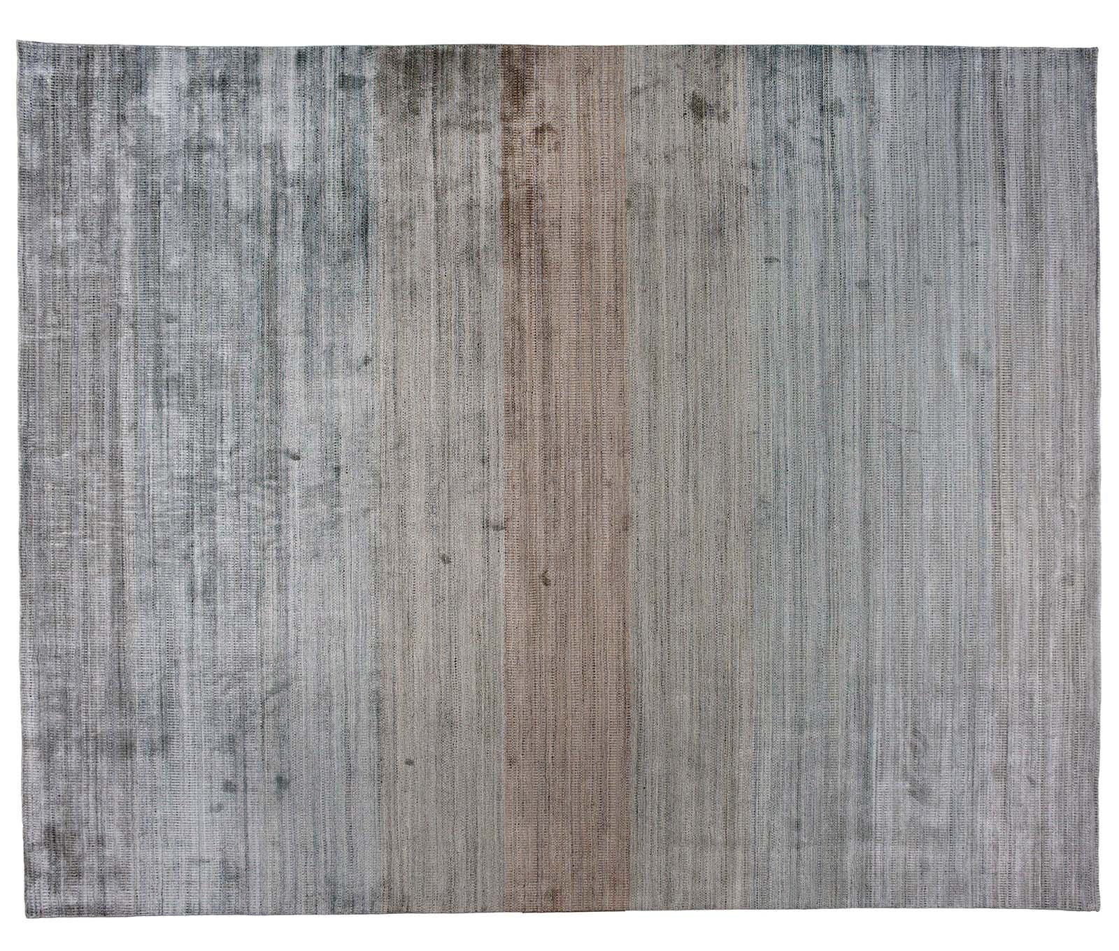 Aga John Oriental Rugs One-of-a-Kind Zen Hand-Knotted Green/Gray/Beige ...