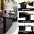 Black Rectangular Solid Wood desk-204531802